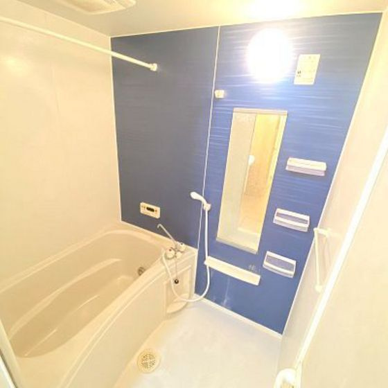 熊本市東区御領５丁目のアパートの浴室