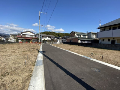 【前面道路含む現地写真】 | 大津　分譲地