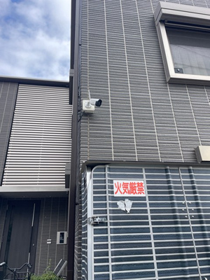 【設備】 | スカイガーデン | 共用部にある防犯カメラです！夜遅くに帰宅する時も、お出かけ時でも安心ですね♪