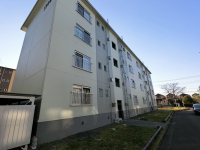 【外観】 | 竹山団地1306号棟 | 外観部分。