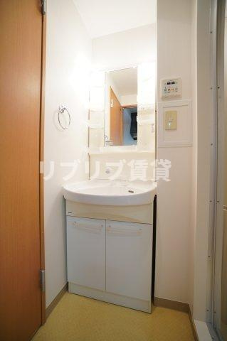 新千葉小川マンションの洗面所