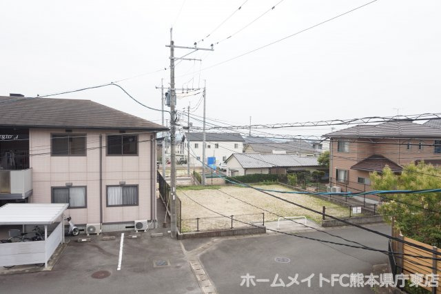 熊本市東区山ノ神２丁目のアパートの展望