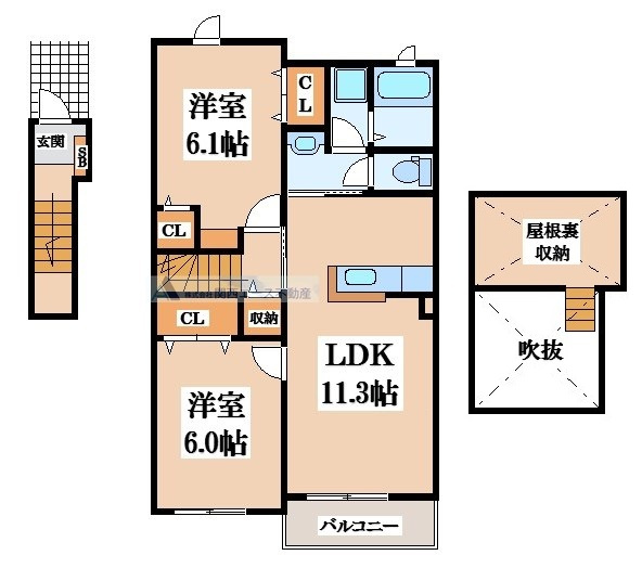 【間取り】 | コッティⅠ