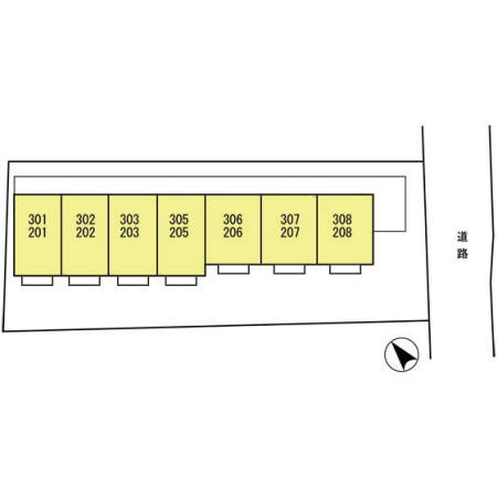 マロン・クレールの区画図