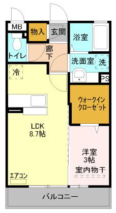 カルチェBの間取り