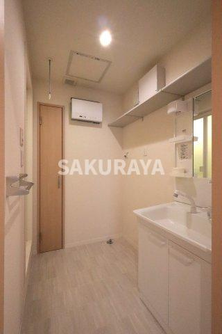 グリーンハーブの洗面所|2025年10月撮影。