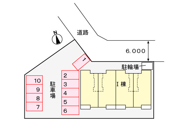 グレイスMの区画図