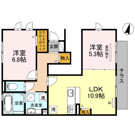  Palacio大野台 の間取り