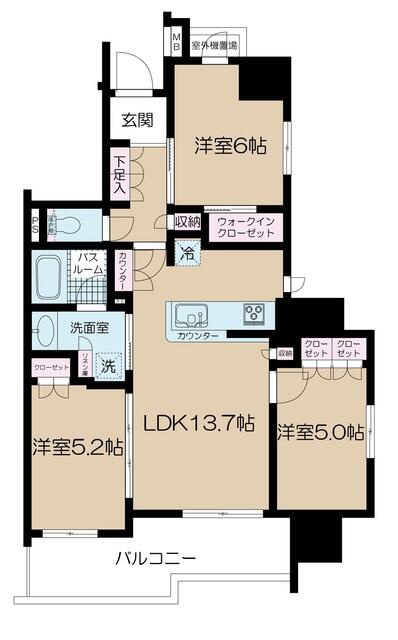 パレステージ本川越の間取り