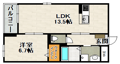 GRACE鴻池の間取り