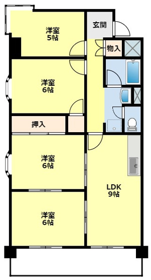 【間取り】 | ファミール朝日