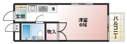 【間取り】 | コーポウィングII