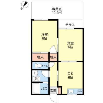 メゾン南馬込５１の間取り