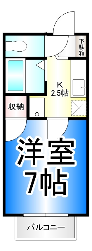 トレイン北堀の間取り