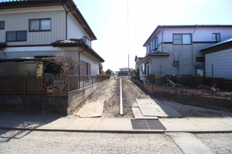 【外観】 | 川越市寺山　建築条件なし売地　東武東上線『川越駅』バス16分　【山田小学区】 | 北側5.0ｍ公道