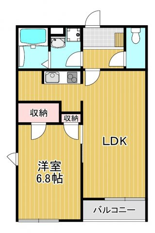 レオネクストエストⅡの間取り