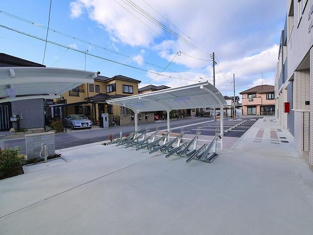 コンフォースのその他共用部分|共用の駐輪場です