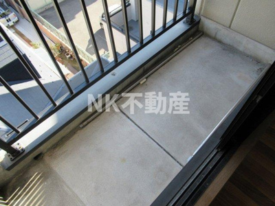 【バルコニー】 | ラポルテじゅじゅ（河内小阪賃貸） | 陽当たり良好なバルコニーです