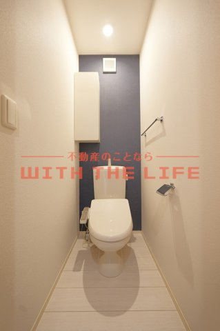 プロシア【10，000円キャッシュバック対象物件】のトイレ|コンパクトで使いやすいトイレです