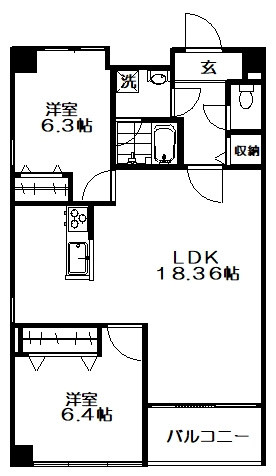 【間取り】 | ラフィナート嶋