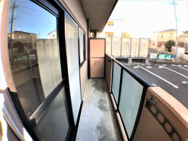 カーサコモダ新舞子Bのバルコニー