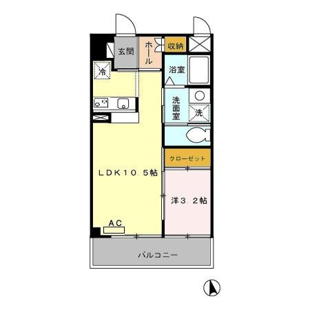 カーサコモダ新舞子Bの間取り