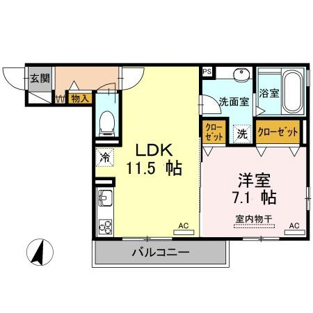 【間取り】 | ロイヤル岡崎柱