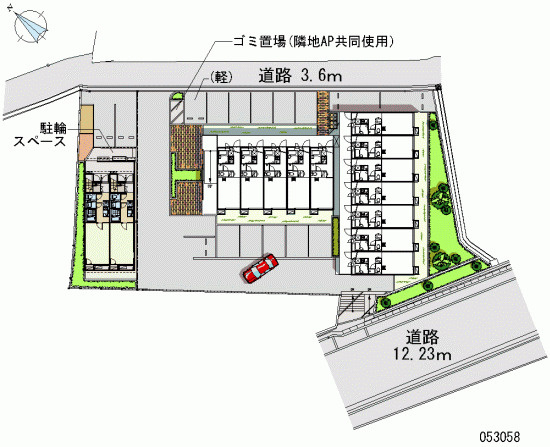 レオネクスト和泉アベニールⅡの区画図