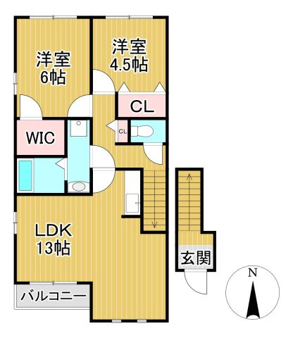 リベルテIの間取り