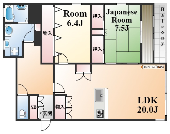 新神戸H.Holdingsビルの間取り