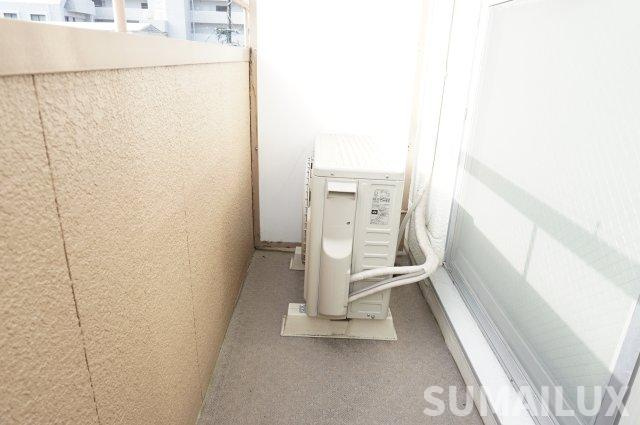 熊本市中央区渡鹿５丁目の賃貸マンションのバルコニー