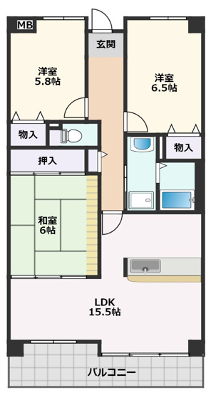【間取り】 | メゾンクレール
