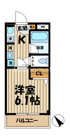 【間取り】 | ル・シエル砂押橋