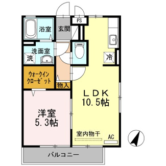 【間取り】 | リファルジェント泉　D