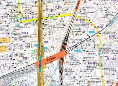 【地図】 | ダイアパレス新大阪宮原