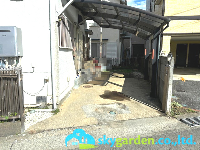 平塚市根坂間　中古戸建の駐車場|駐車場です