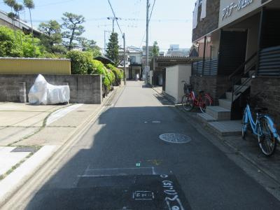 セレーネ四条の地図|前面道路