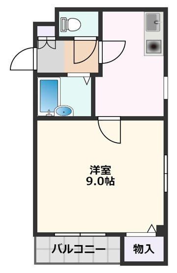 【間取り】 | モリトモハイツ