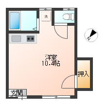 コーポ工藤の間取り