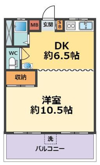 【間取り】 | 甲子園第2コーポラス