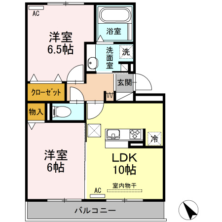 【間取り】 | セジュール大山 