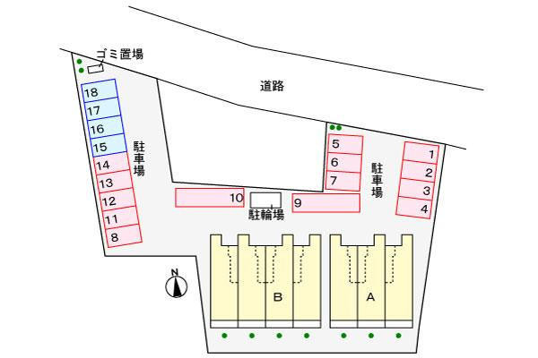 フェリシテの区画図