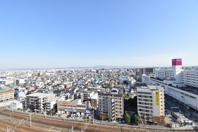 【展望】 | 【　吹田×タワーマンション♪生活便利な立地です！　】メロード吹田一番館 | １３階のお部屋のバルコニーからの展望です。
