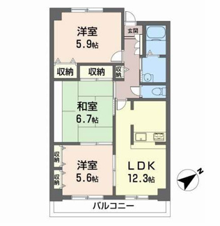 【間取り】 | パルティール小柴
