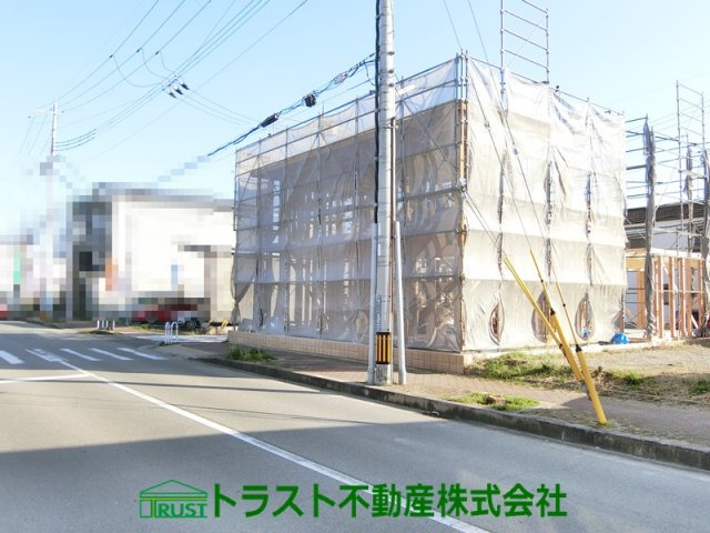 神戸市西区宮下1丁目 新築戸建の前面道路含む現地写真