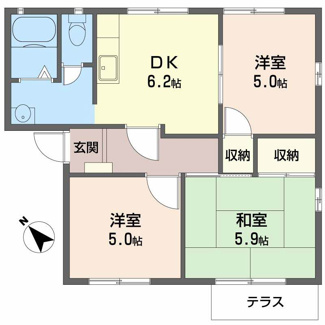【間取り】 | サンメゾンくすの木