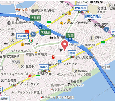 【地図】 | C&C姫島マンション