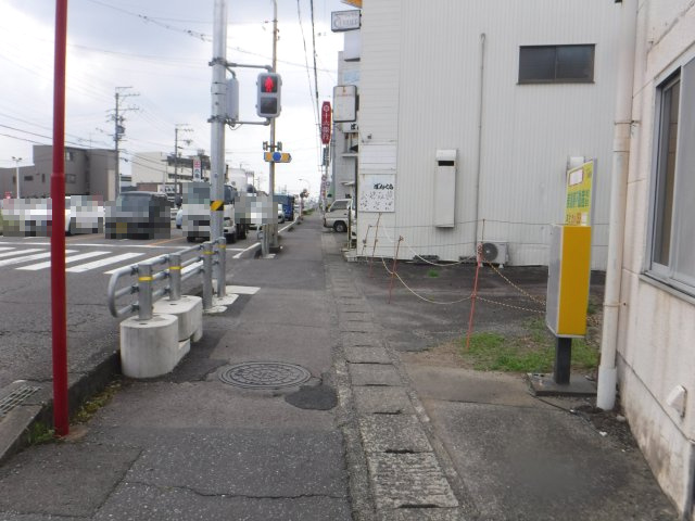 ５４５９９　岐阜市鏡島精華土地の前面道路含む現地写真