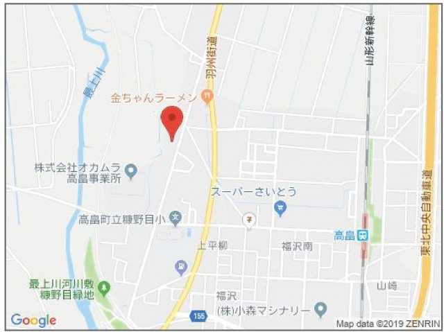 グランドソレイユ福沢の地図