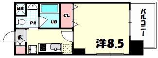 【間取り】 | エステムコートみなと元町THE FIRST
